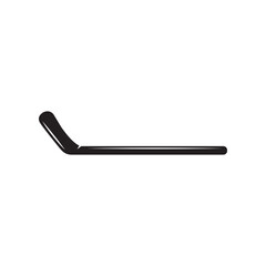 Vintage retro vwinter sport hockey stick. Can be used like emblem, logo, badge, label. mark, poster or print. Monochrome Graphic Art. Vector Illustration. Engraving