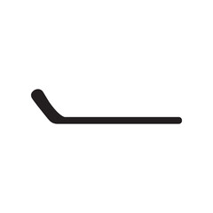 Vintage retro vwinter sport hockey stick. Can be used like emblem, logo, badge, label. mark, poster or print. Monochrome Graphic Art. Vector Illustration. Engraving