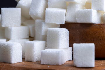 Refined white beet sugar, cubes