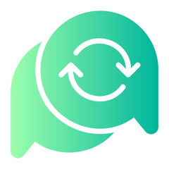 chat gradient icon