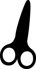 Scissors Silhouette Cut Hair Paper