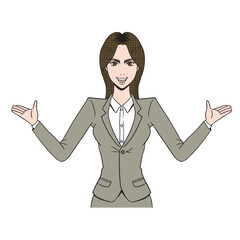 アメコミタッチの紹介するビジネスウーマン