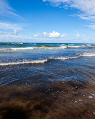 Seascape in summer on the Baltic Sea