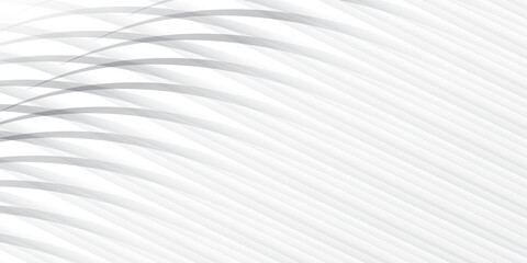 Abstract  white and gray color, modern design background with geometric round shape. Vector illustration.