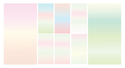 Modern Screen vector multicolor pastel gradient Background. Vibrant smooth soft color gradient for Mobile Apps, background Design. Bright Soft Color Gradient for mobile apps.
