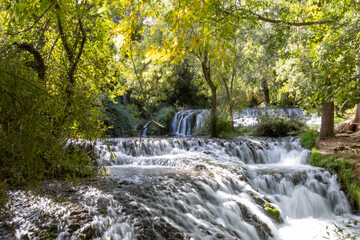 Fototapeta na wymiar The most beautiful waterfalls and waterfalls
