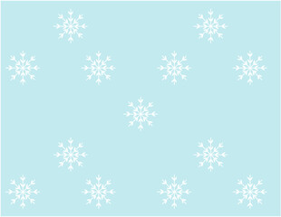 結晶と冬の背景。寒い、水色、クリスマス、可愛い、壁紙。ベクター素材