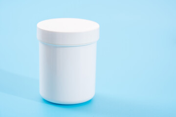Plastic container for storing chemicals and food additives