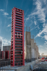 Formwork for columns in residential construction