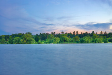 Sunset over Dow's Lake Ottawa Ontario Canada