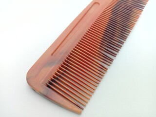 Haircomb isolated on white background