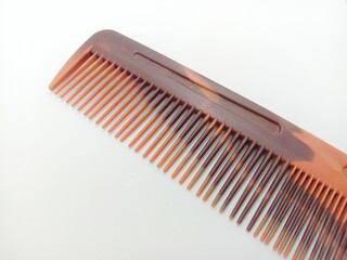 Haircomb isolated on white background