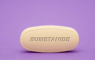 Bumetanide Pharmaceutical medicine pills  tablet  Copy space. Medical concepts.