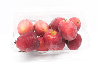 Fresh and chilled apple strawberry fruit