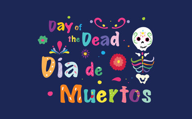Day of the dead element. Dia De Muertos vector