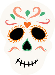 Day of the dead element. Dia De Muertos vector