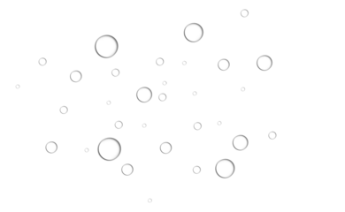 水滴_丸型円形_汗_雨_水分_液体のイメージ（背景透過png／合成用素材）