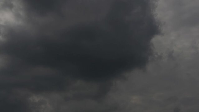 Dark Raincloud Time Lapse Clouds