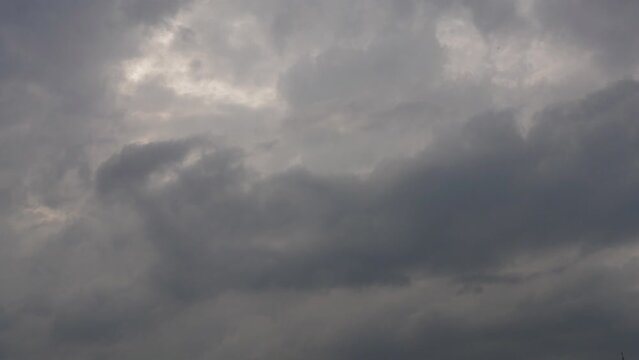 Cloud Time lapse with Sun Rays