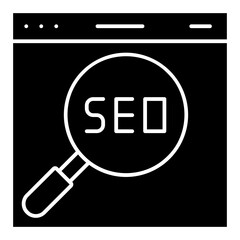 seo solid icon