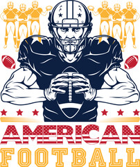 Obraz premium Football Design Perfect For T-shirt And Others