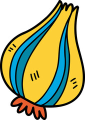 Hand Drawn onion illustration