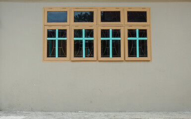 simple photo of a door window