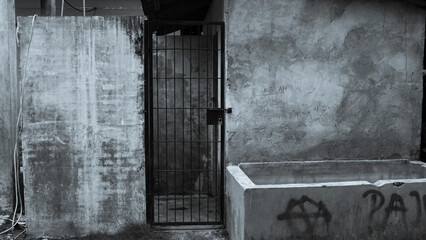 simple photo of a door window