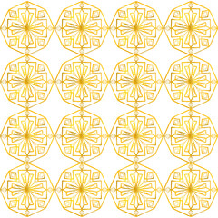 Golden Geometry Pattern