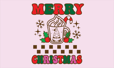 Merry  Christmas Retro  Design