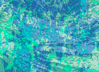 Grunge old paint vector background design. Hand painting imitation.