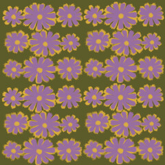 Obraz premium seamless floral pattern