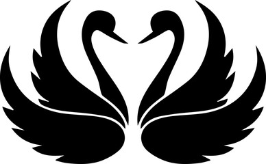 Swan  silhouette