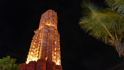 Durga puja pandal in Kolkata, West Bengal, India.