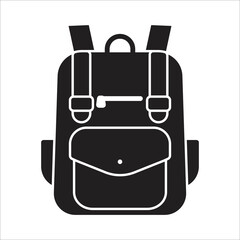 backpack icon vector design template