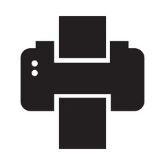 printer icon vector design template