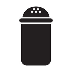 salt bottle icon vector design template