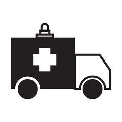 ambulance icon vector design template