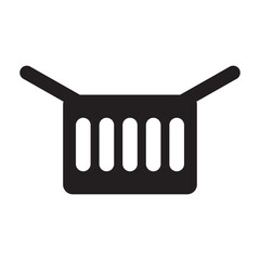 food basket icon vector design template