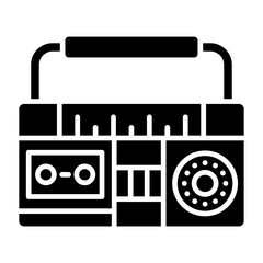Radio Glyph Icon