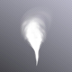 White smoke on a transparent background. Hookah smoke, poisonous gas, purple dust, fog effect.