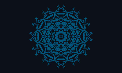 luxury mandala design vector background  vintage abstract floral pattern
