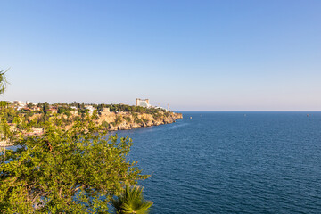 Fototapeta premium Antalya city coast. Summer travel concept. Turkey