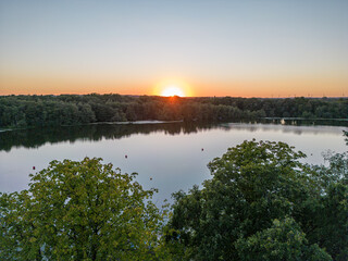 Sonnenuntergang am See