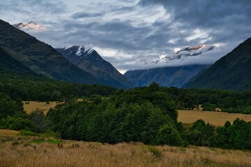 Matukituki River Valley, Aspiring National Park, New Zealand