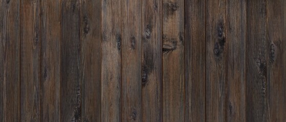 wooden banner background. black boards with a natural pattern.