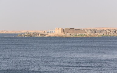  Aswan Wielka Tama Asuańska - Asuan -  Egipt -  Jezioro Nasera i okolice