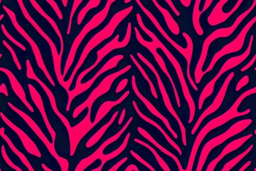 Fototapeta na wymiar Leopard print pattern. 2d seamless background. Animal skin texture in retro 1980 1990's fashion style, trendy neon colors, holographic effect. Vibrant pop art pattern. Bright repeating design