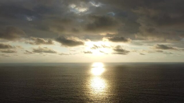 Atardecer con dron dji en Playa Sayulita Jalisco Mexico
