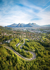 Accès Grenoble depuis les routes de Seyssins